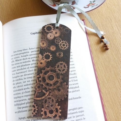 Semn de carte steampunk